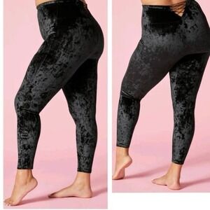 Yitty Women's Black Plusshy Shaping Hi-Waist Legging Lizzo Size 3x